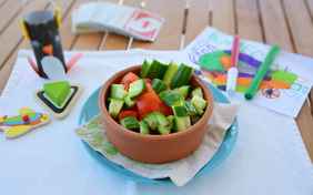 Mittags gibt es Küche à la Carte und besondere Gerichte für die Kinder